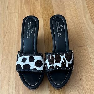 Donald J. Pliner Women's Animal Print Slide Sandals